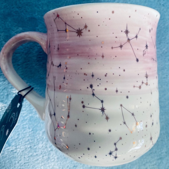 Stay Wild Moon Child Celestial Star Constellation Mug Ivory Pink 18 fl oz NWT - Picture 1 of 4